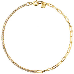 Sienna Bracelet - 925 Sterling Silver - 18k Gold Plated