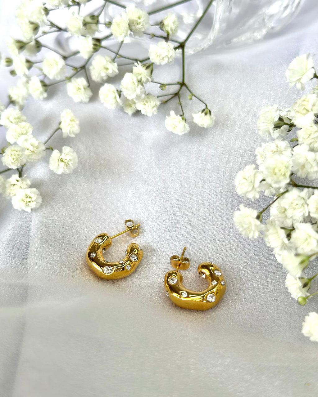 Luna Earrings - 18k Gold Plated on Stainless Steel