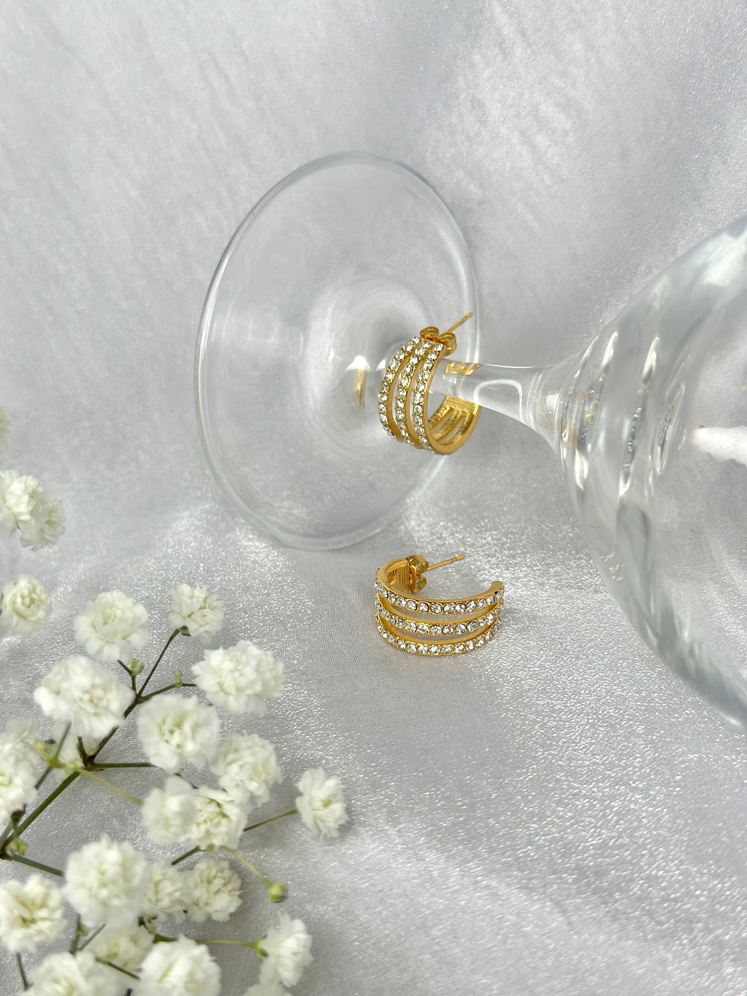 Lily Earrings - 18k Gold Plated on Stainless Steel