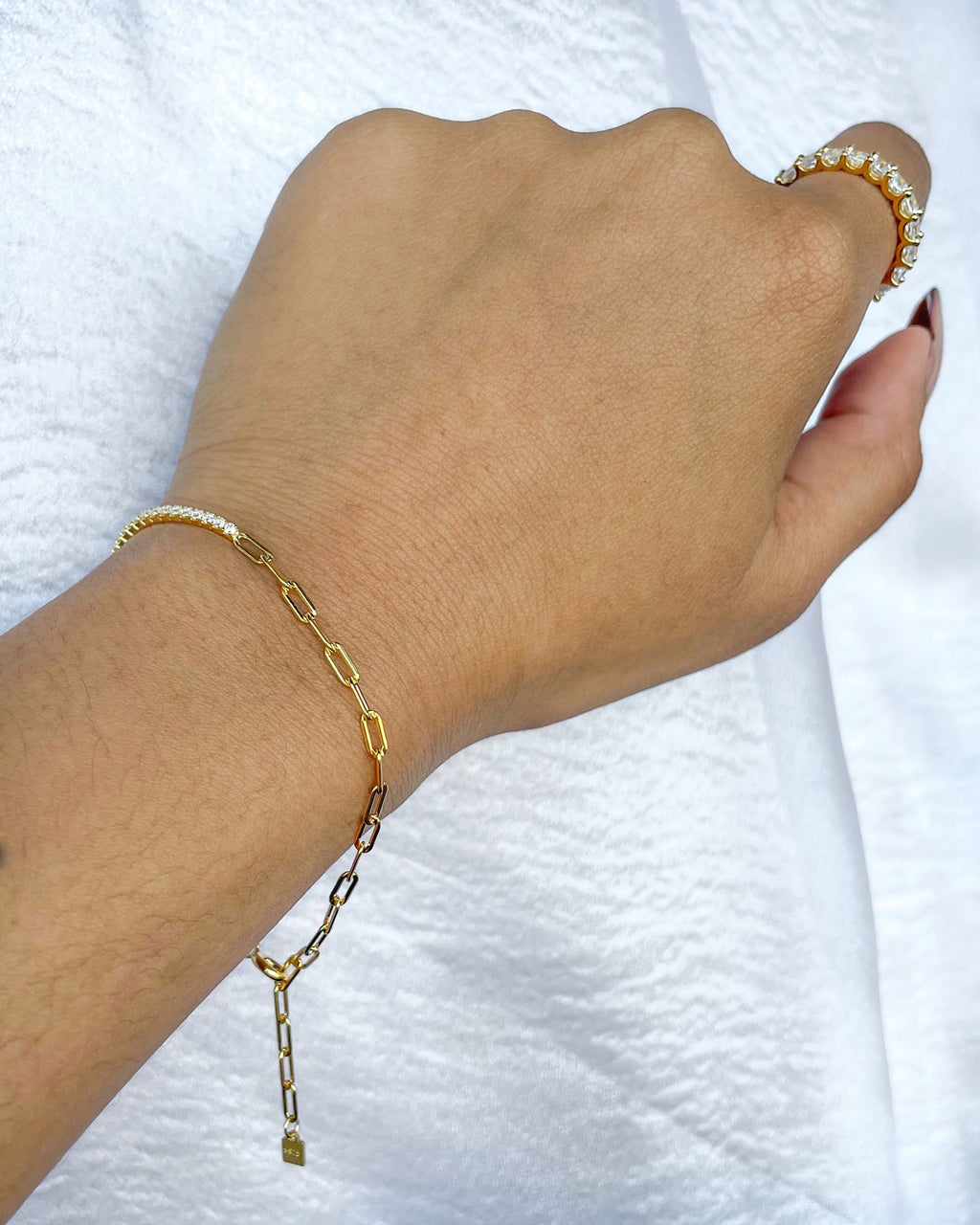 Sienna Bracelet - 925 Sterling Silver - 18k Gold Plated